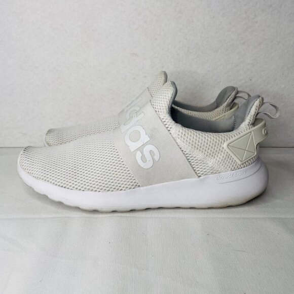 Adidas Mens Lite Racer Adapt BC0941 White Slip On Low Top Running Shoes Sz 10.5 - Picture 2 of 11
